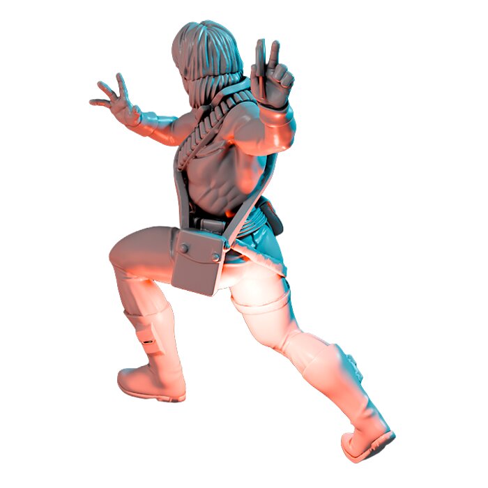 Himbo Celebrity IV - RPG Tabletop Figure 3D STL Model — view 2