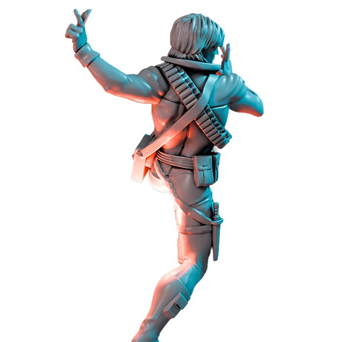 Himbo Celebrity IV - RPG Tabletop Figure 3D STL Model — view 4