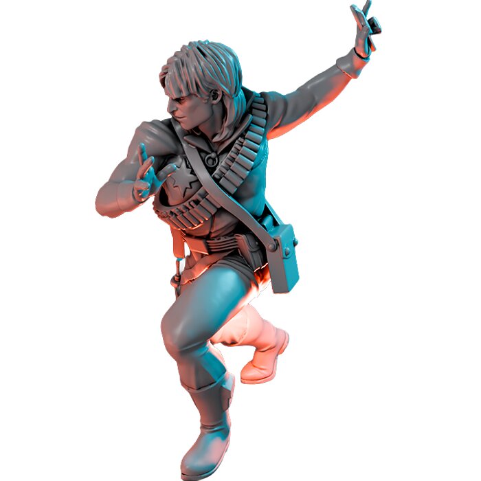 Himbo Celebrity IV - RPG Tabletop Figure 3D STL Model — view 5