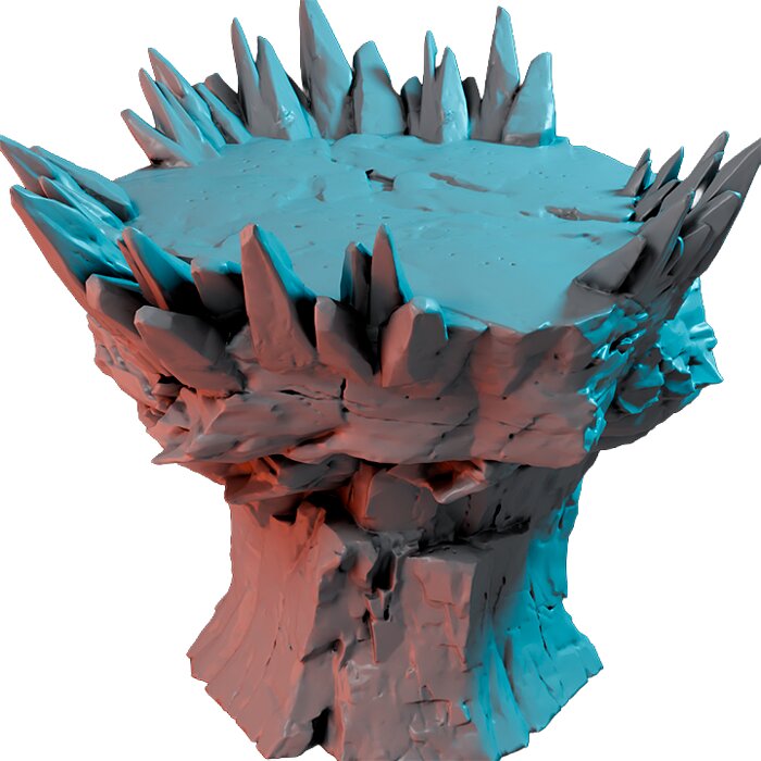 Rockplatform V - Fantasy 3D Print Model STL Model — view 2