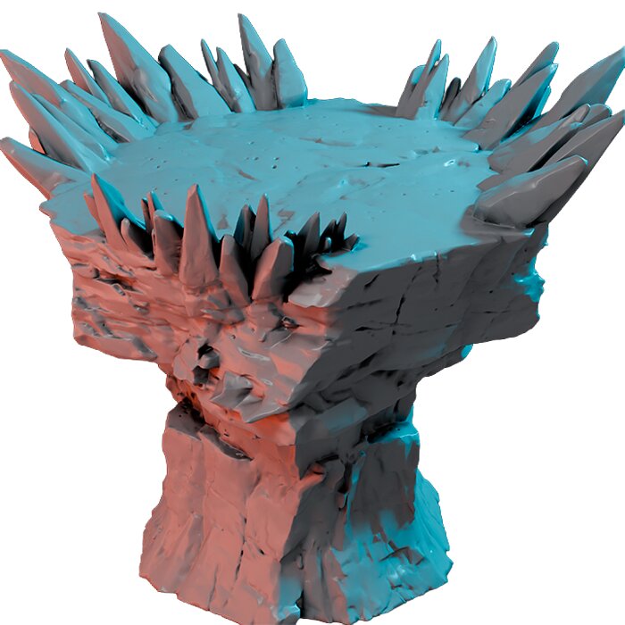 Rockplatform V - Fantasy 3D Print Model STL Model — view 4