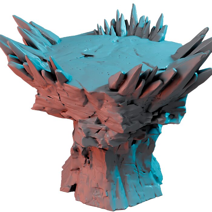 Rockplatform V - Fantasy 3D Print Model STL Model — view 5