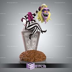 Beetlejuice Cartoon Style 3D Printing Models STL Model