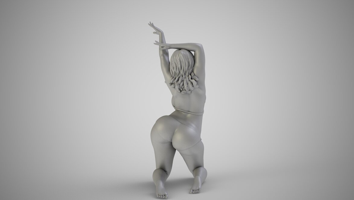 Woman with Beautiful Arms 3D 3MF Model — view 5