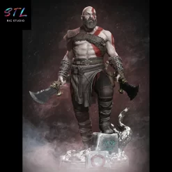 Kratos | God of War | 3D STL Figure for Printing Model