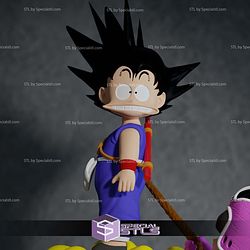Goku Kid and Chichi Kid 3D Printer Files STL Model