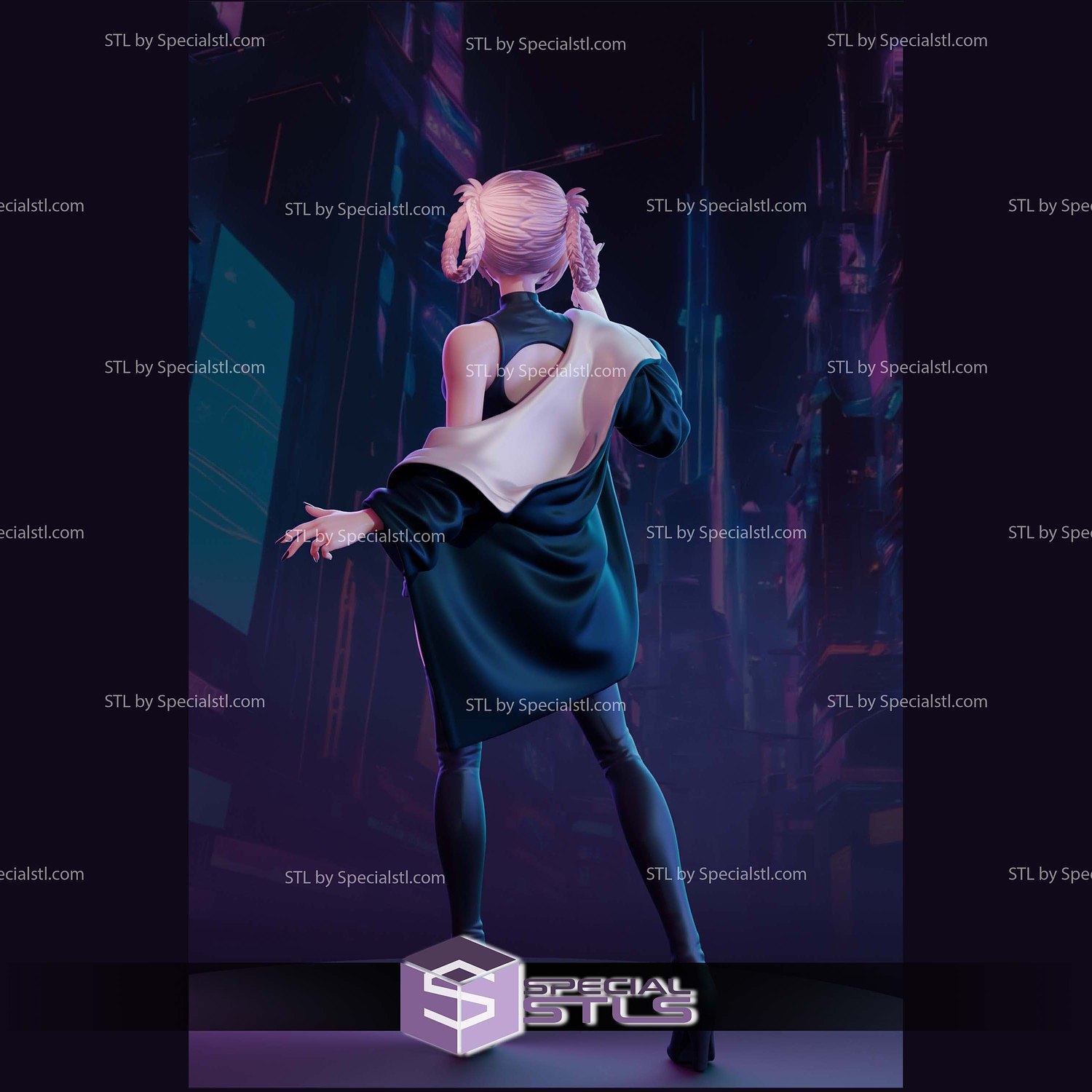 Nazuna Nanakusa Call of the Night Standalone 3D Printer Files STL Model — view 5