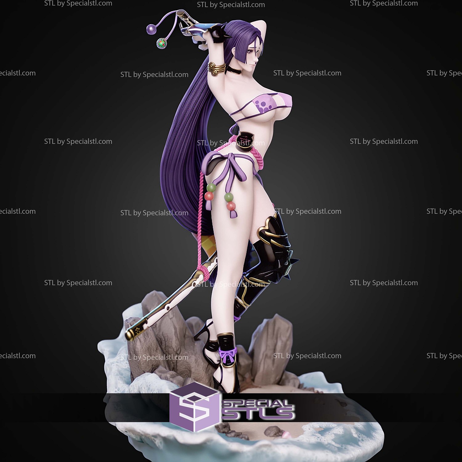 Minamoto No Raykou Fate Grand Order Alternative STL Files 3D Model — view 4