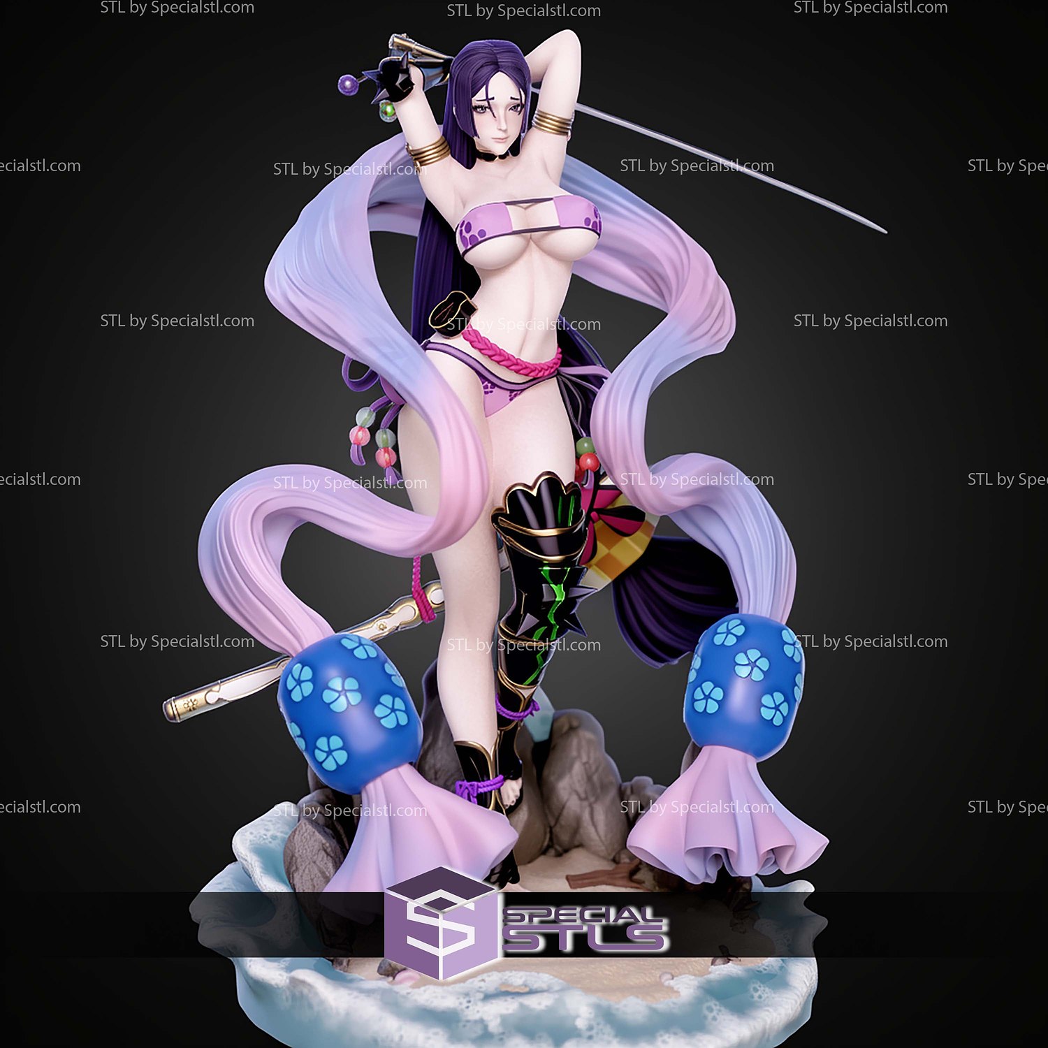 Minamoto No Raykou Fate Grand Order Alternative STL Files 3D Model — view 5