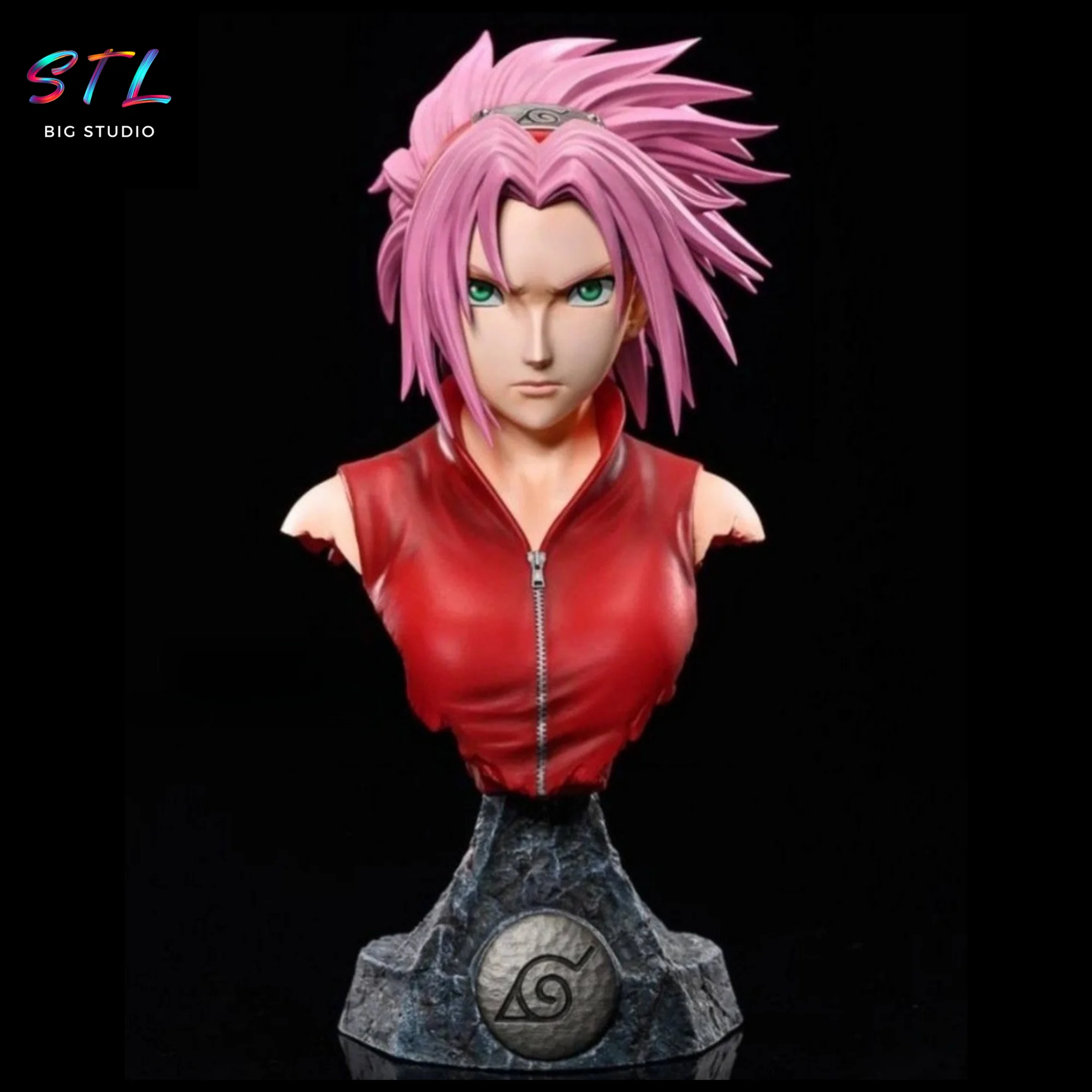 Sakura Haruno Bust STL | Naruto Shippuden | 3D Printable Figure Model