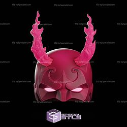 Cosplay STL Files Daredevil Marvel Rivals Helmet 3D Model