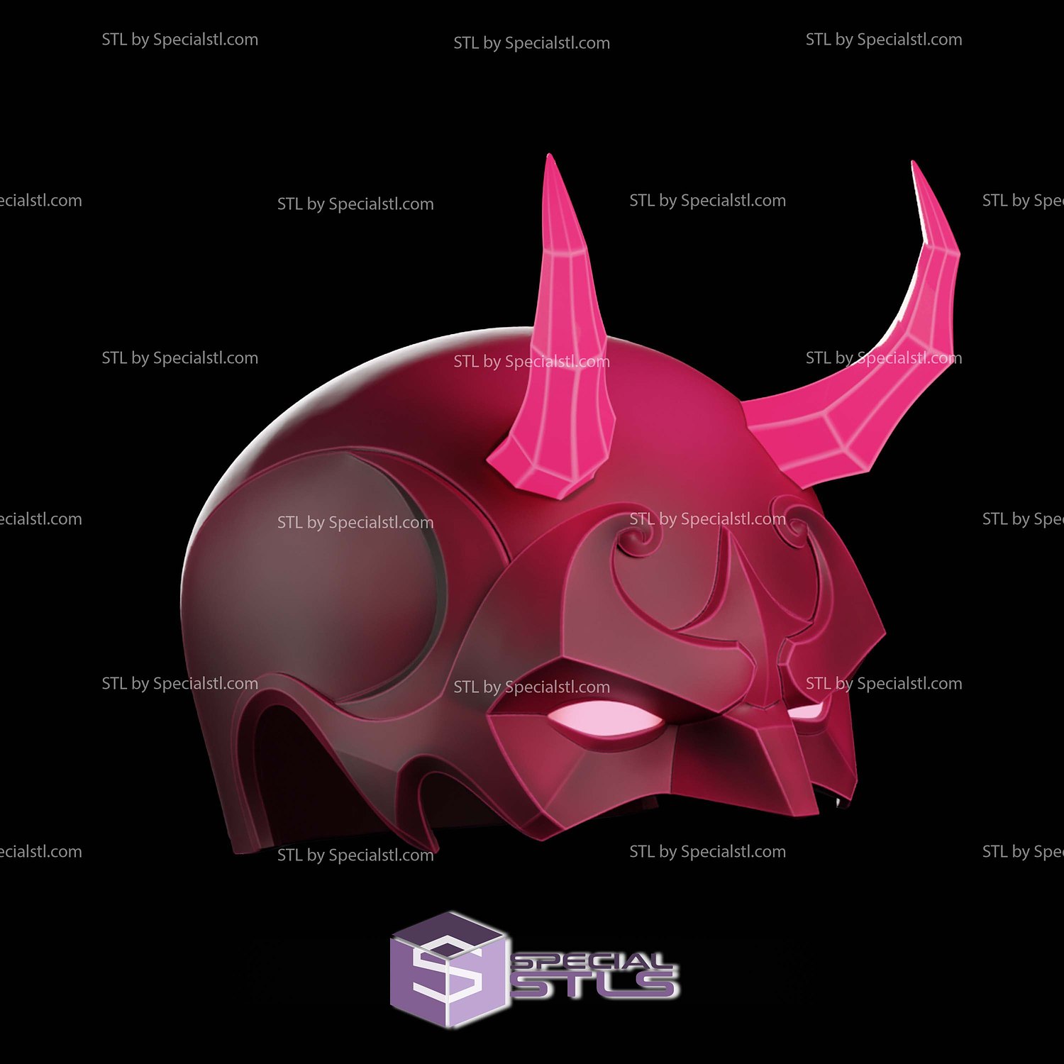 Cosplay STL Files Daredevil Marvel Rivals Helmet 3D Model — view 2