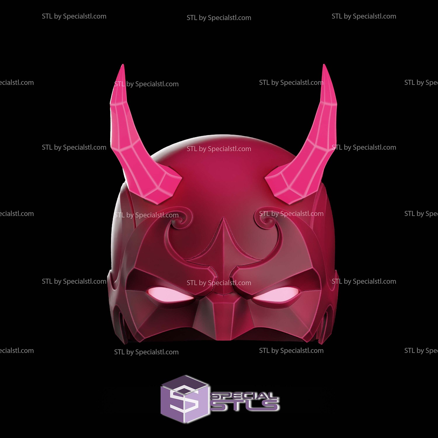 Cosplay STL Files Daredevil Marvel Rivals Helmet 3D Model — view 7