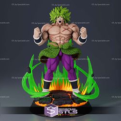 Legendary Super Saiyan Broly Power 3D Printer Files STL Model