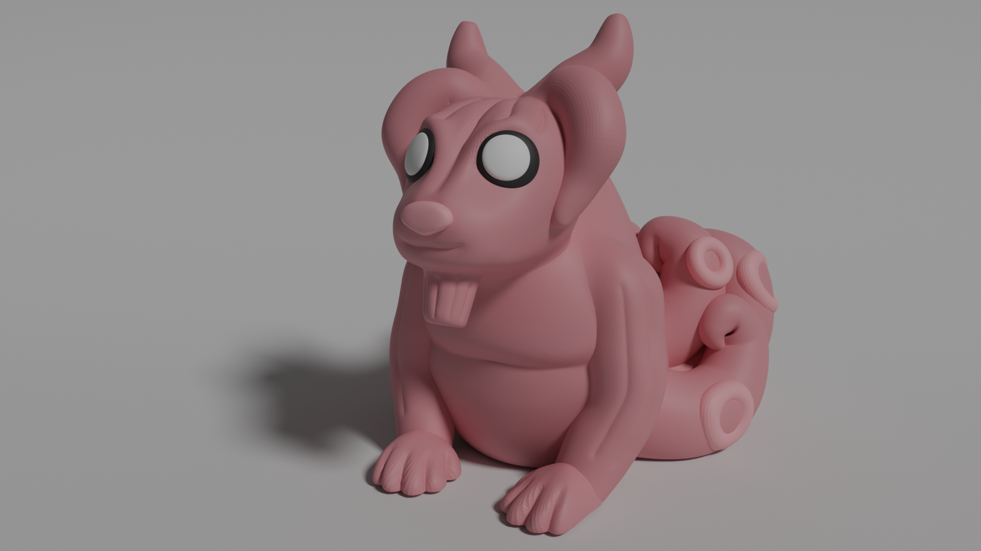 8 tails Gyūki from Naruto 3D STL Model — view 2
