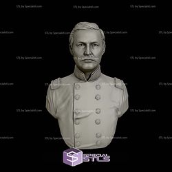 General John Buford Bust 3D Printing Models STL Model