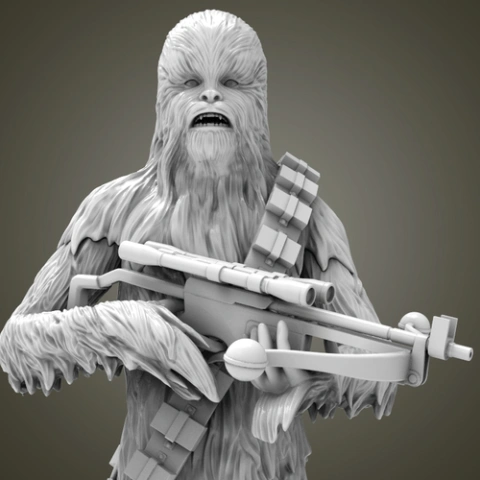 Chewbacca 3D Printer Files | Assembly STL Model