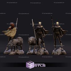 Dire Wolf STL Files 3D Model