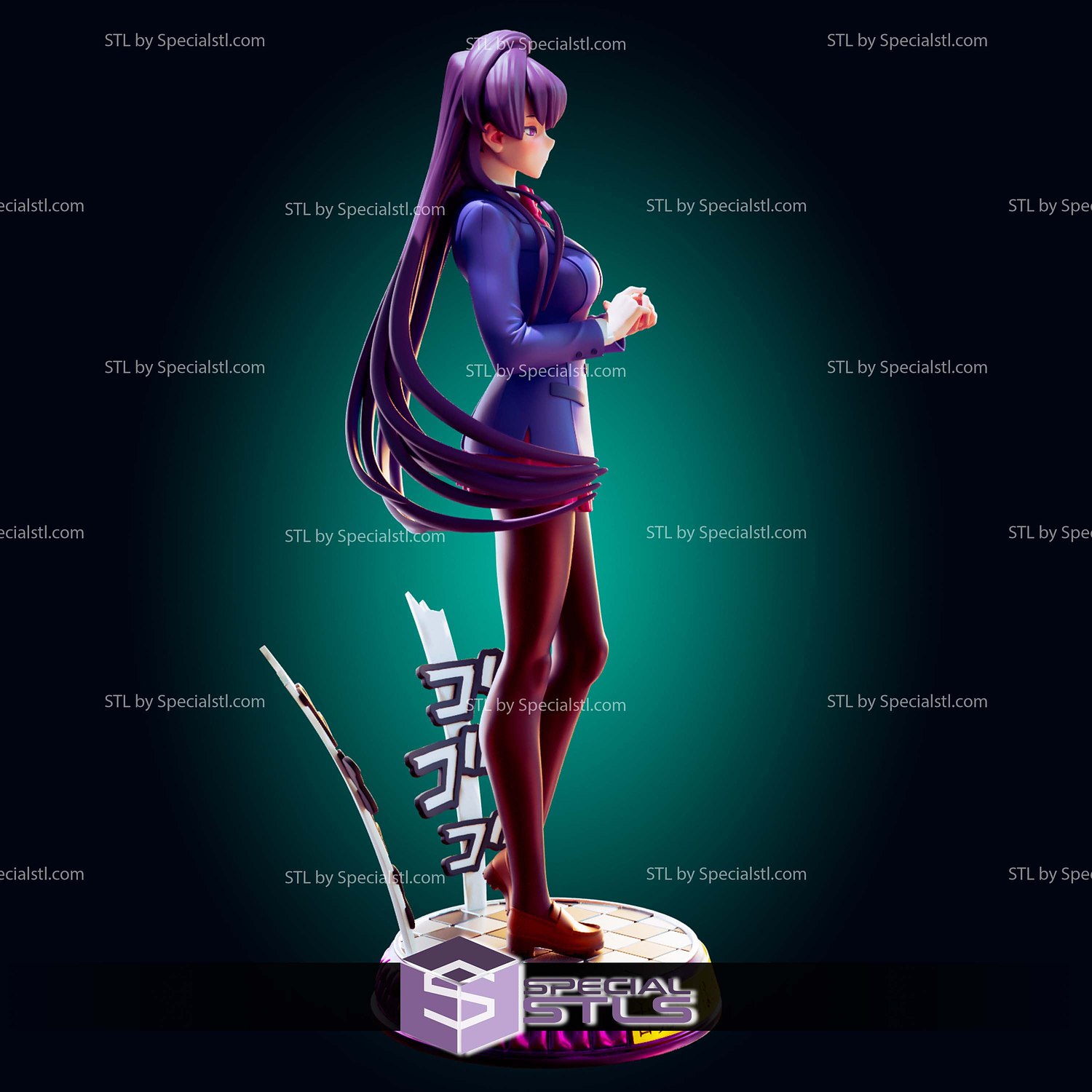 Komi Cant Communicate Stanalone 3D Printer Files STL Model — view 5