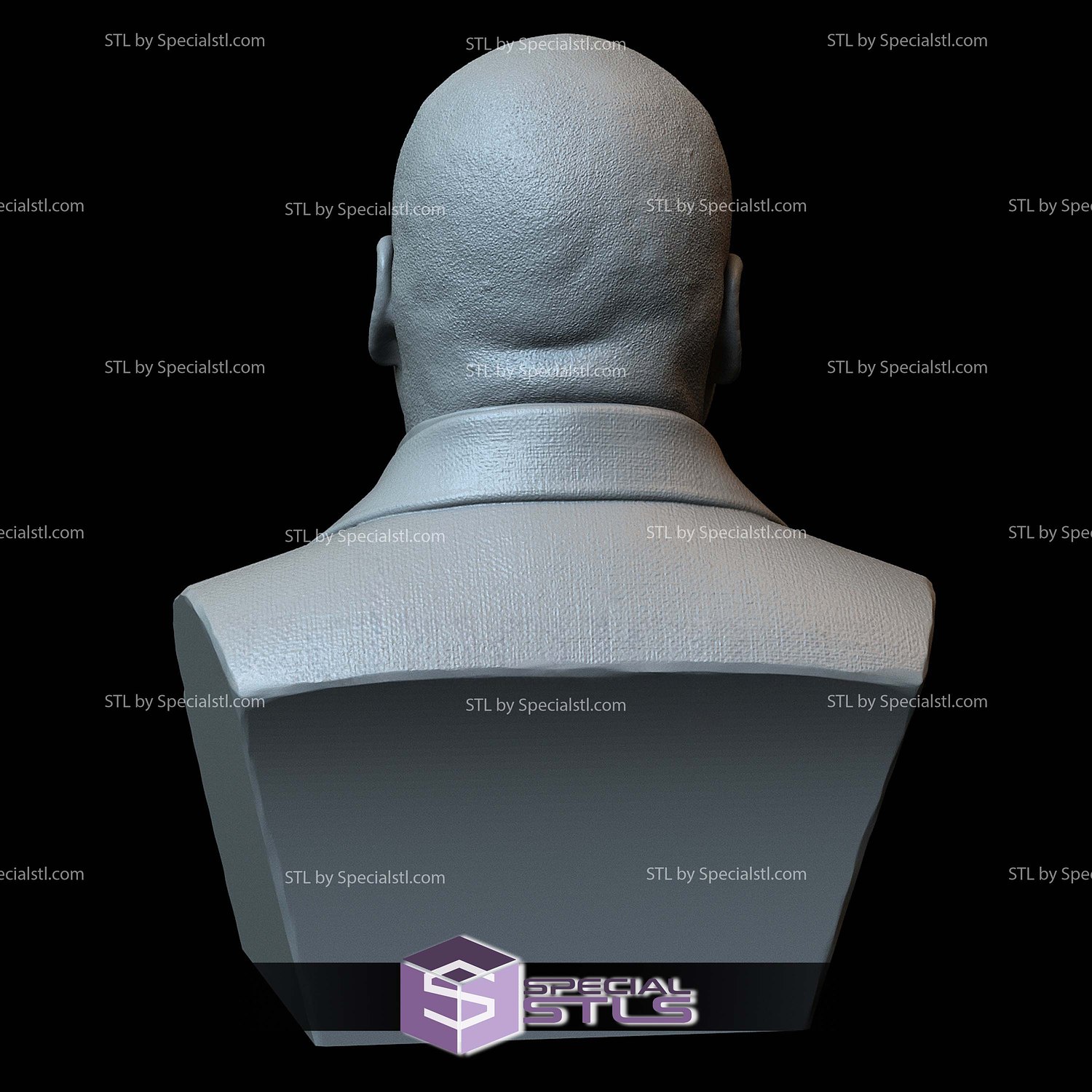 Bust Portrait STL Collection - Wilson Fisk Kingpin 3D Model — view 3