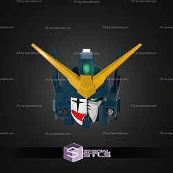 Cosplay STL Files Gundam Heavyarms EW Helmet 3D Model