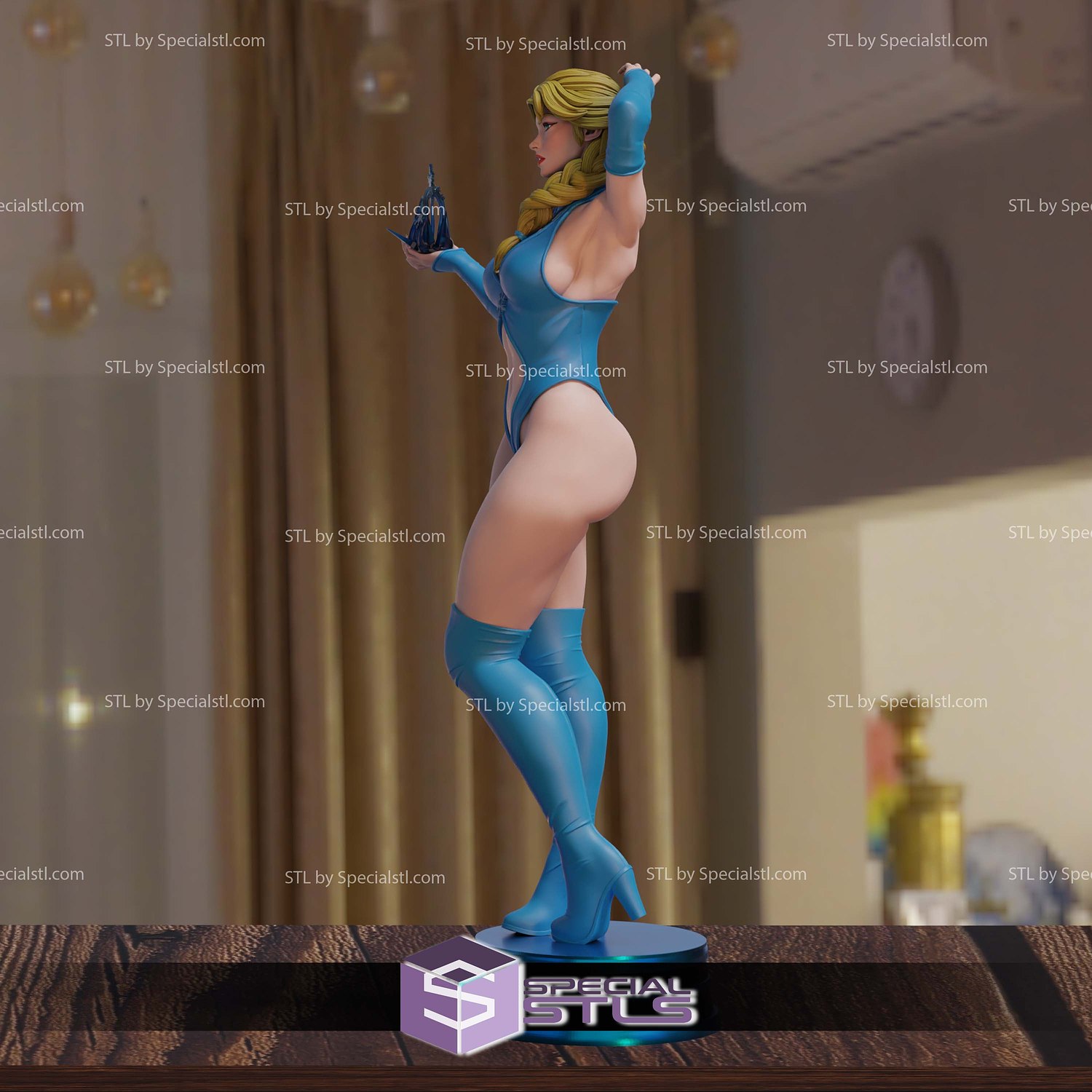 Frozen Adult Attractive and Ice 3D Print Files STL Model — view 4