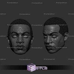 Custom Head STL - Johnathan Majors Kang 3D Model