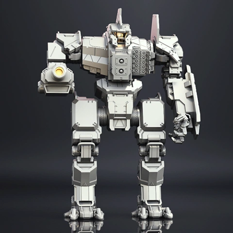 MWO Centurion 3D Printing Model | Assembly + Action STL Model