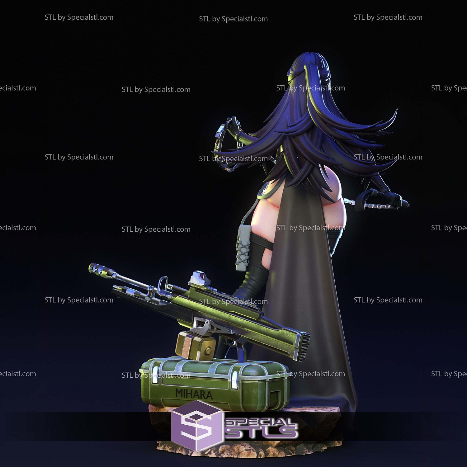 Mihara Nikke 3D Printer Files STL Model — view 3