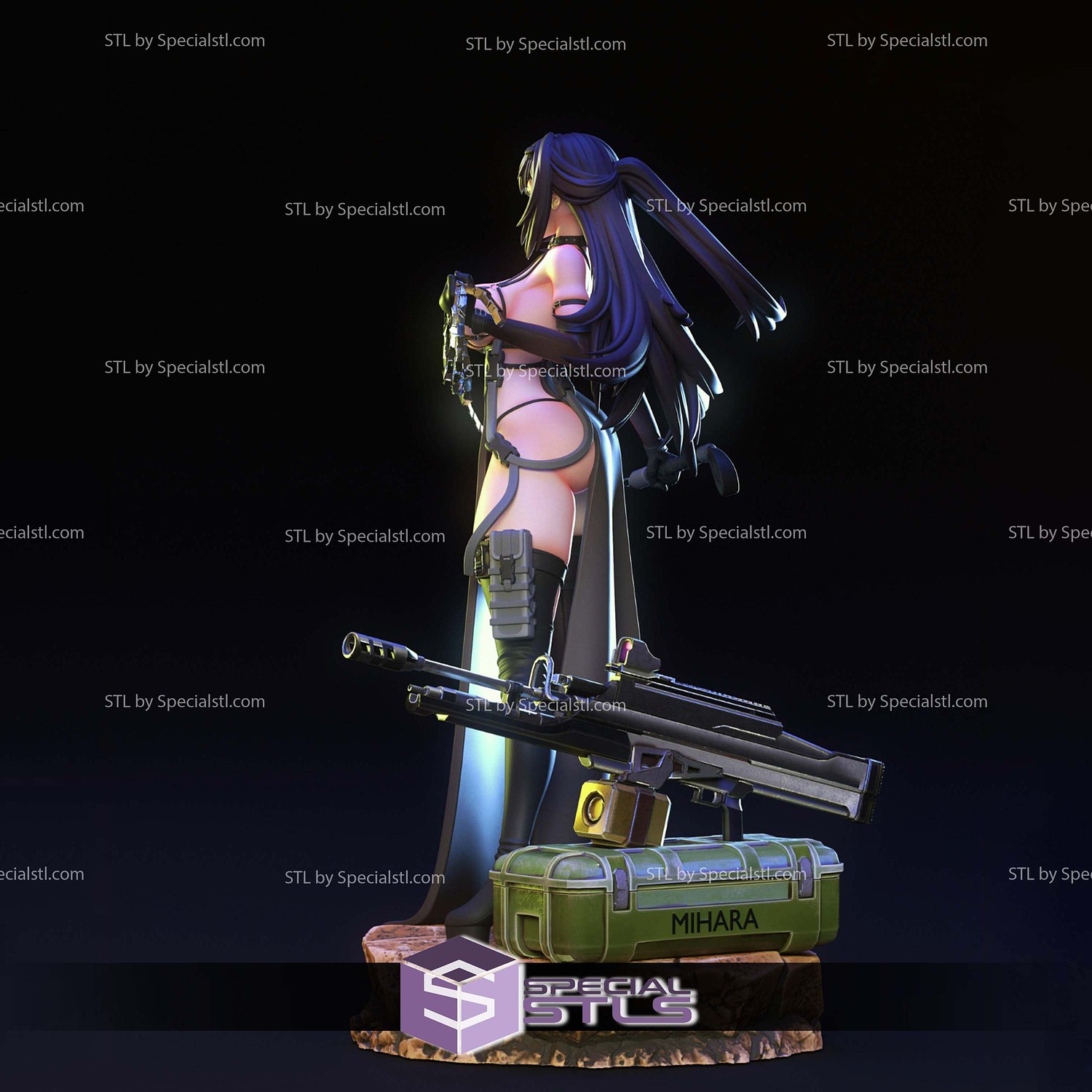 Mihara Nikke 3D Printer Files STL Model — view 4