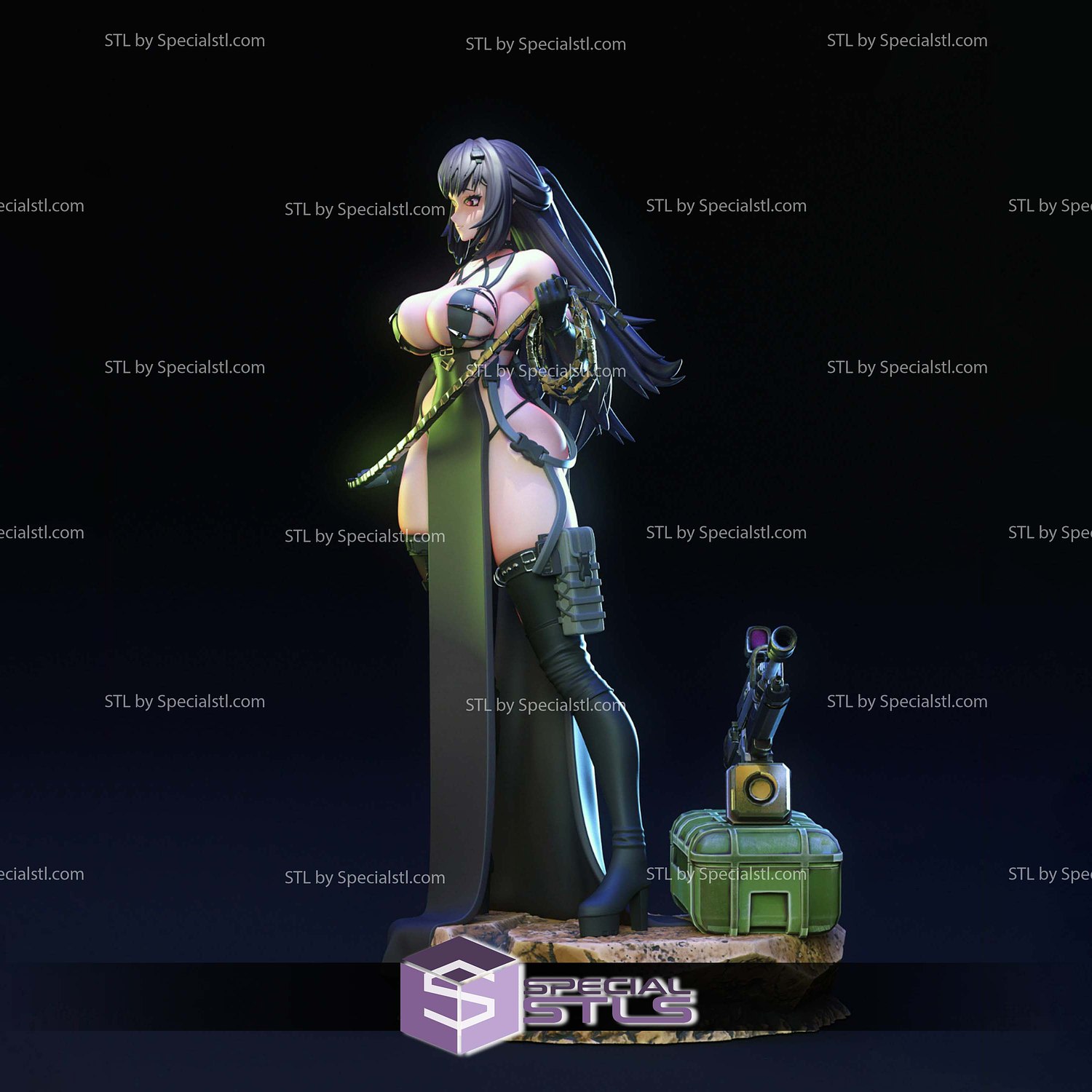 Mihara Nikke 3D Printer Files STL Model — view 5