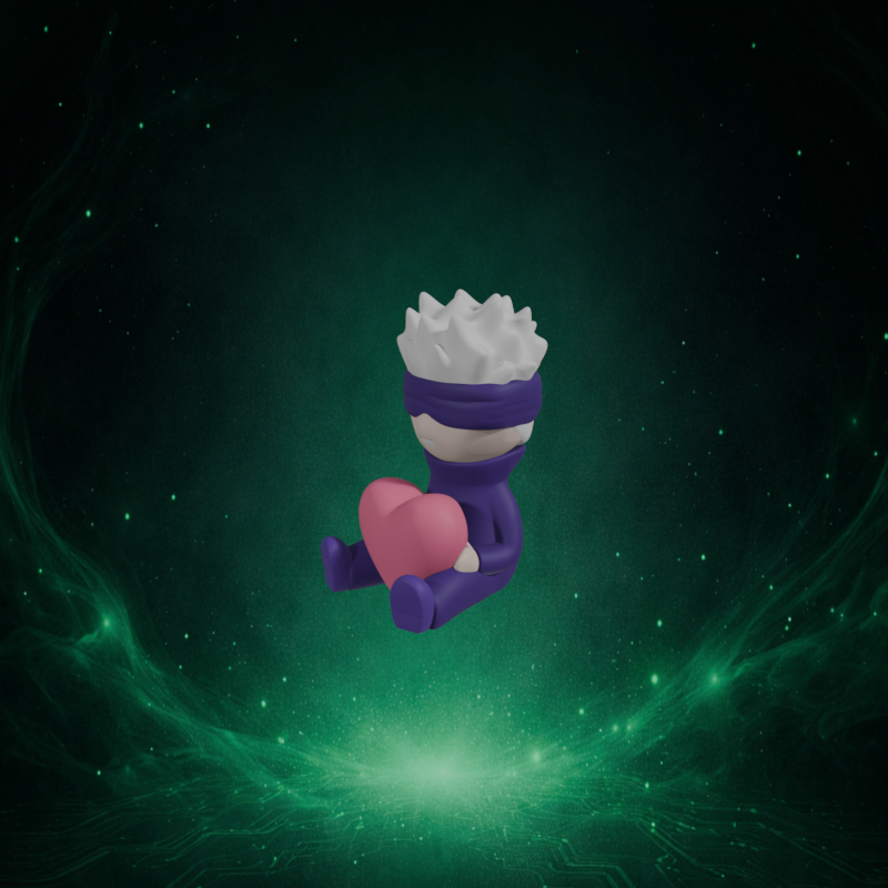 Chibi Satoru Gojo (No support, 3MF included) 3D STL Model