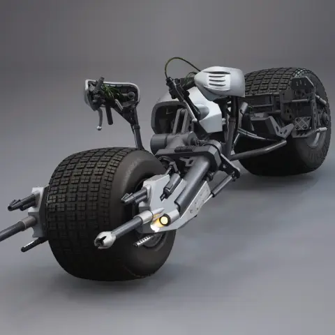 Batpod 3D Printer Files | Assembly + Action STL Model
