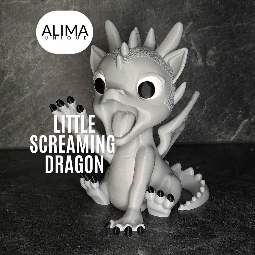 Little screaming dragon 3D 3MF Model