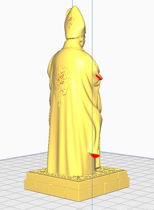 PopeXIV_Standing.stl 3D Model