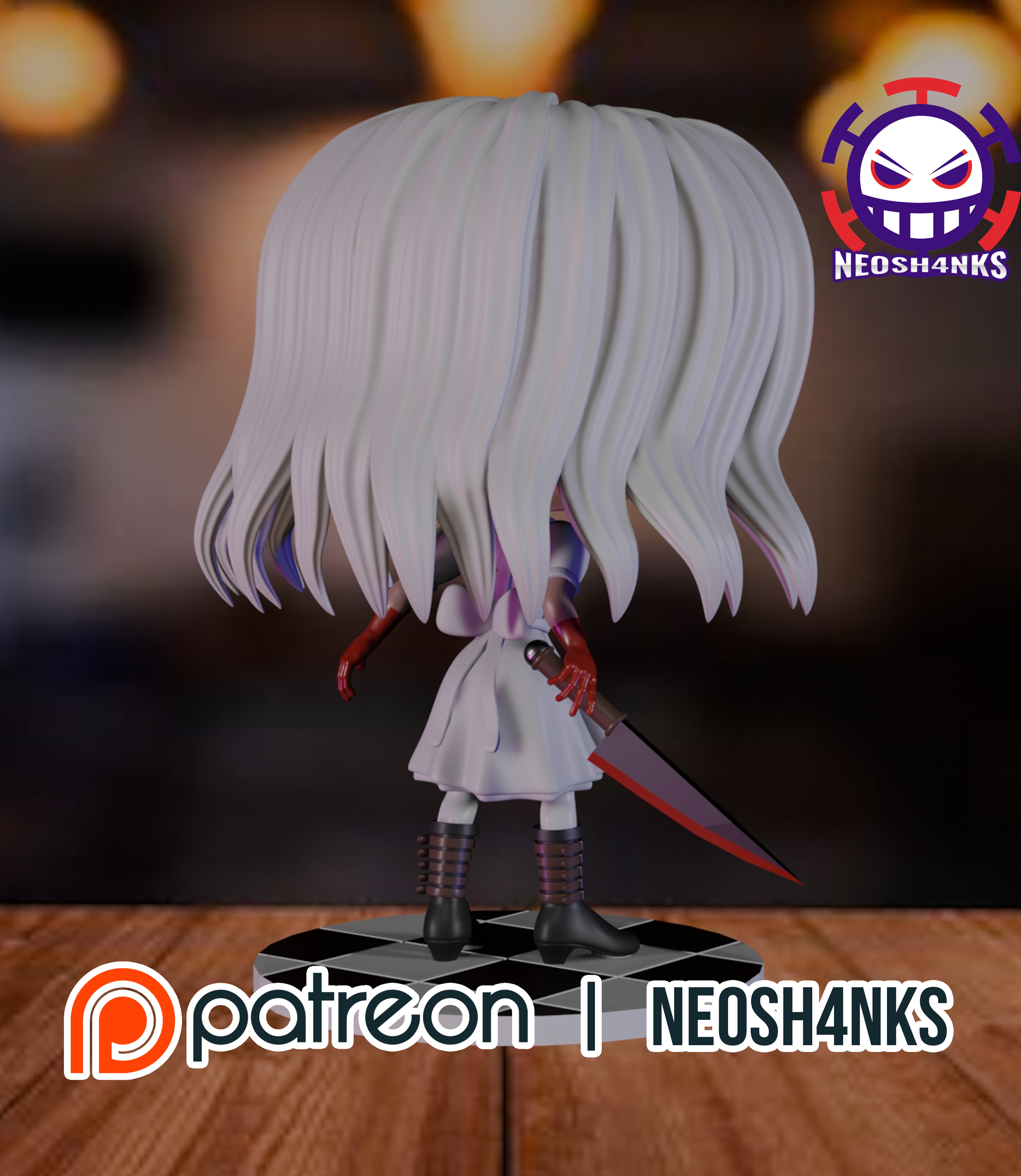 Alice Madness Hysteria Mode 3D STL Model