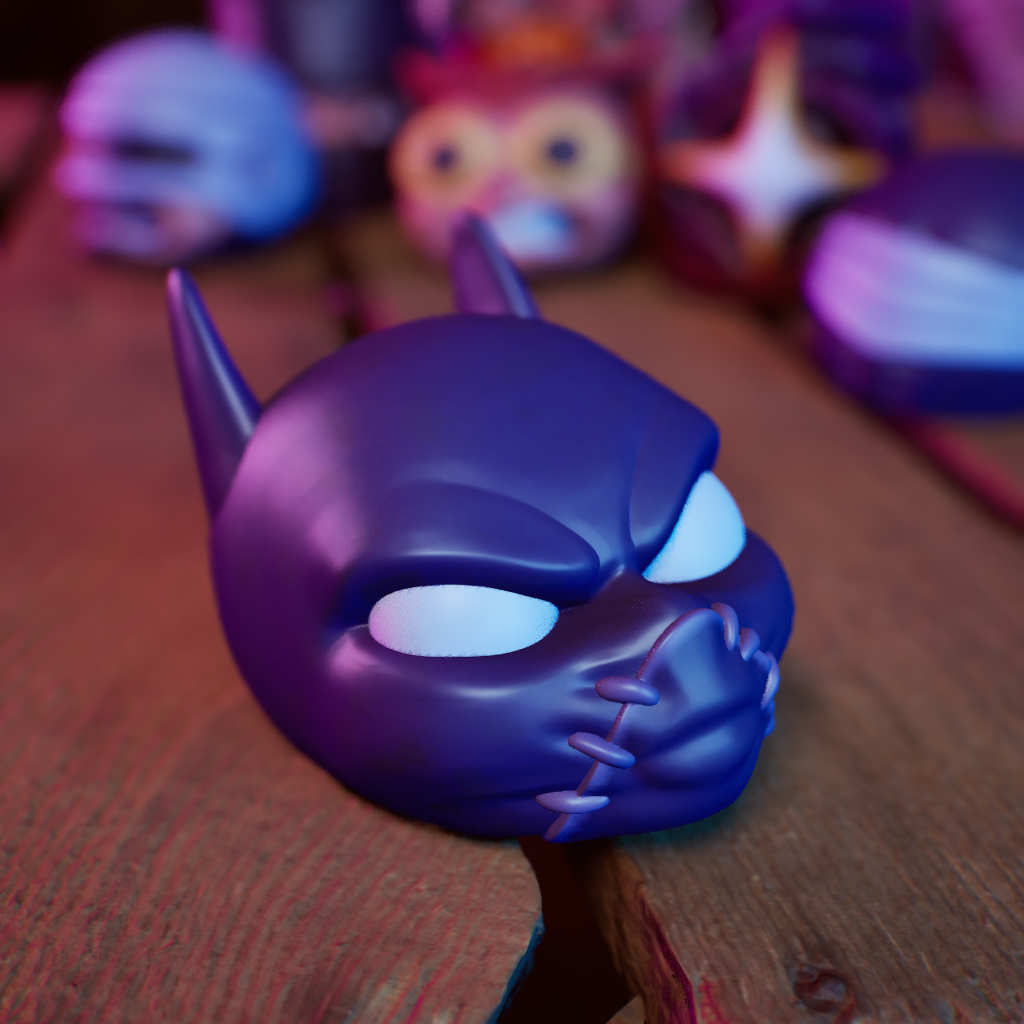 Li'l Batgirl - #MASKtober - Batman Comics Super Hero Fanart Collectible 3D 3MF Model
