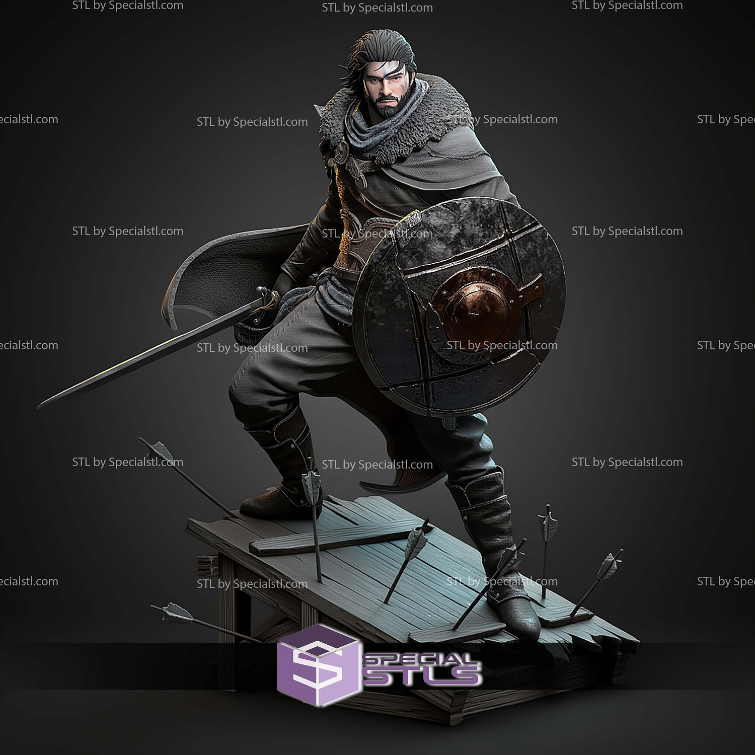 Kliff from Crimson Desert 1-10 STL Files 3D Model — view 4