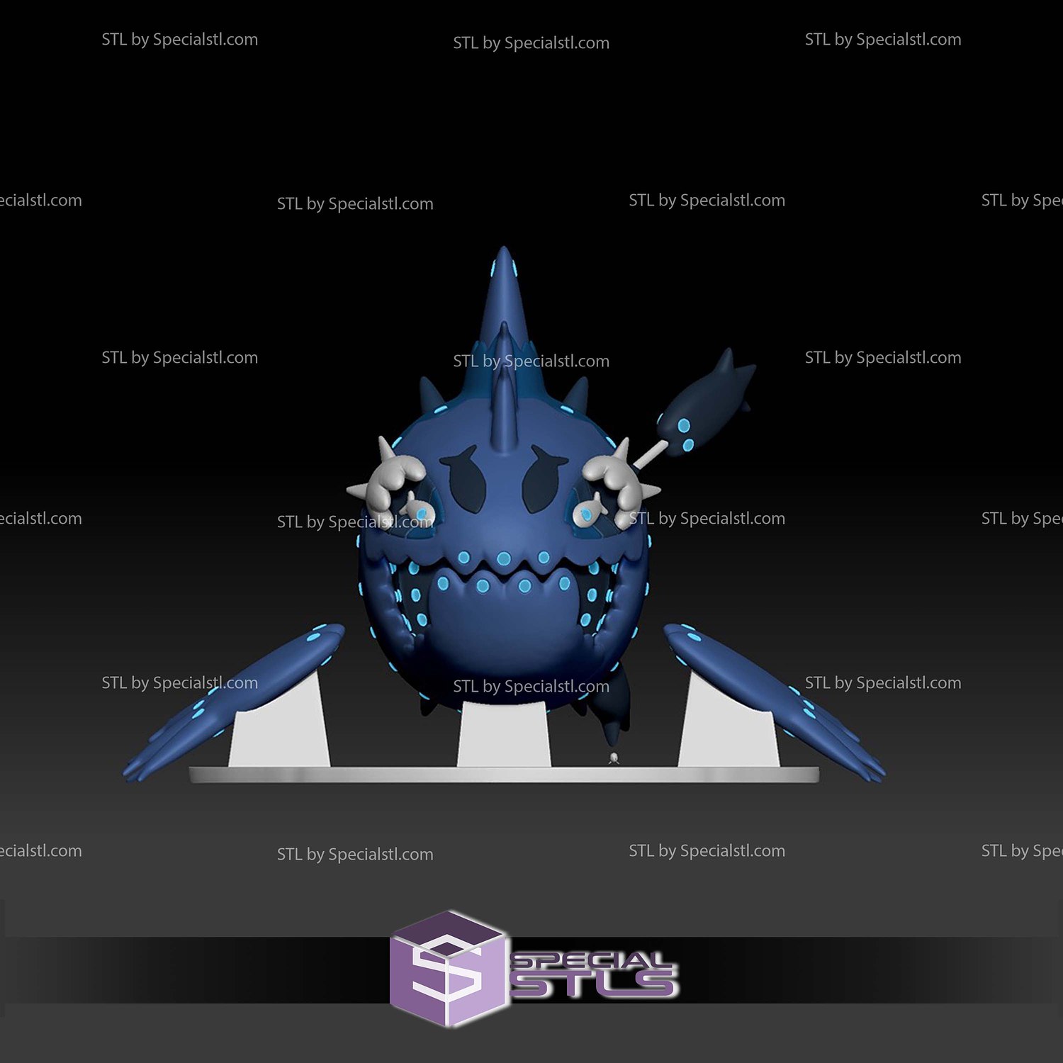 Pokemon STL Collection Wishiwashi 3D Model — view 4