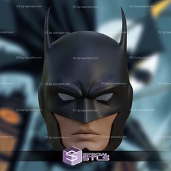 Cosplay STL Files Batman DC Animated Cowl 3D Model