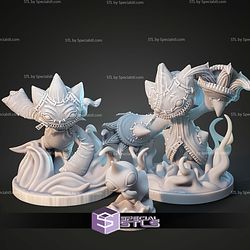 Kaiju Pokemon Banette Zipper Ghost STL Files 3D Model