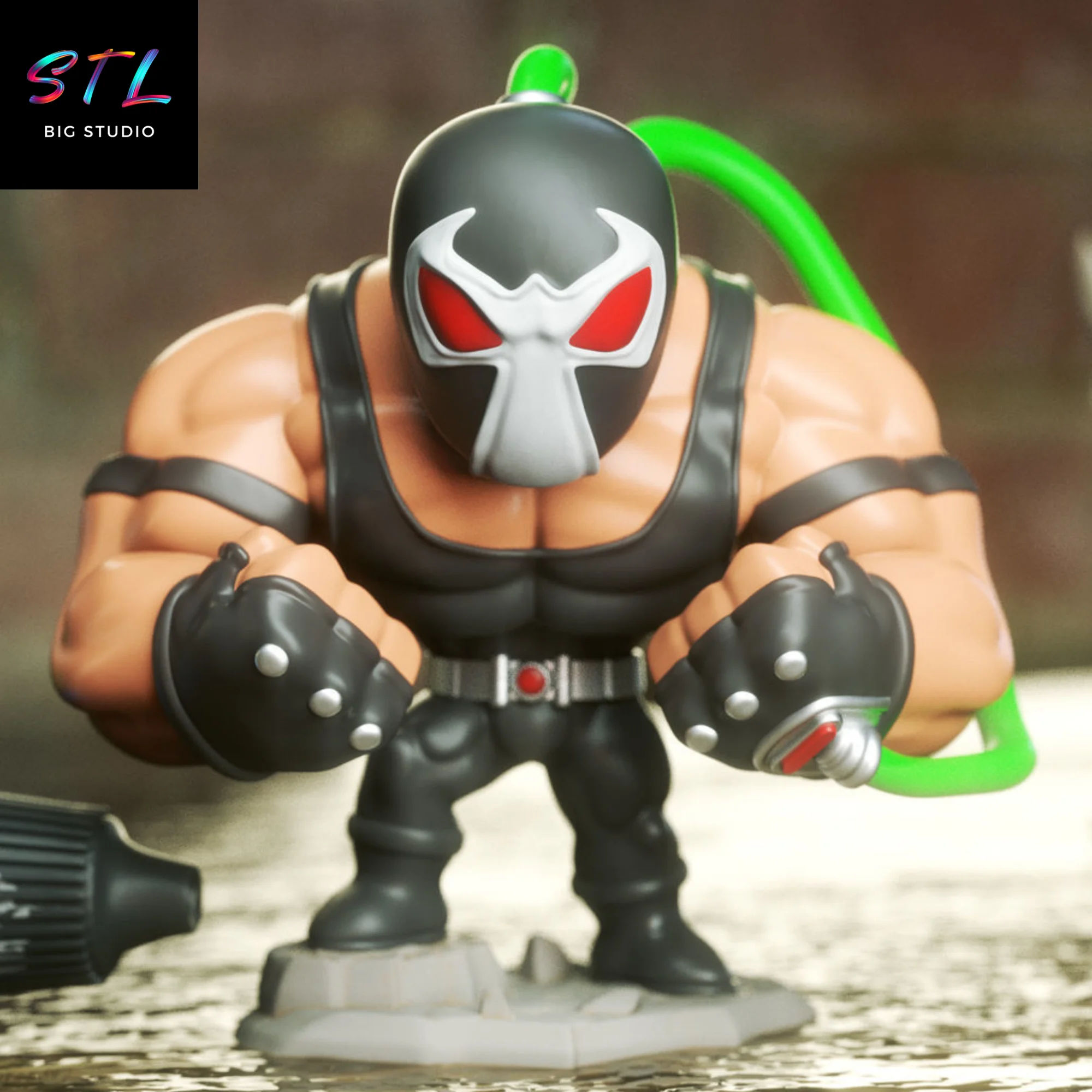 Bane Chibi STL | DC Comics | 3D Printable Figure Model