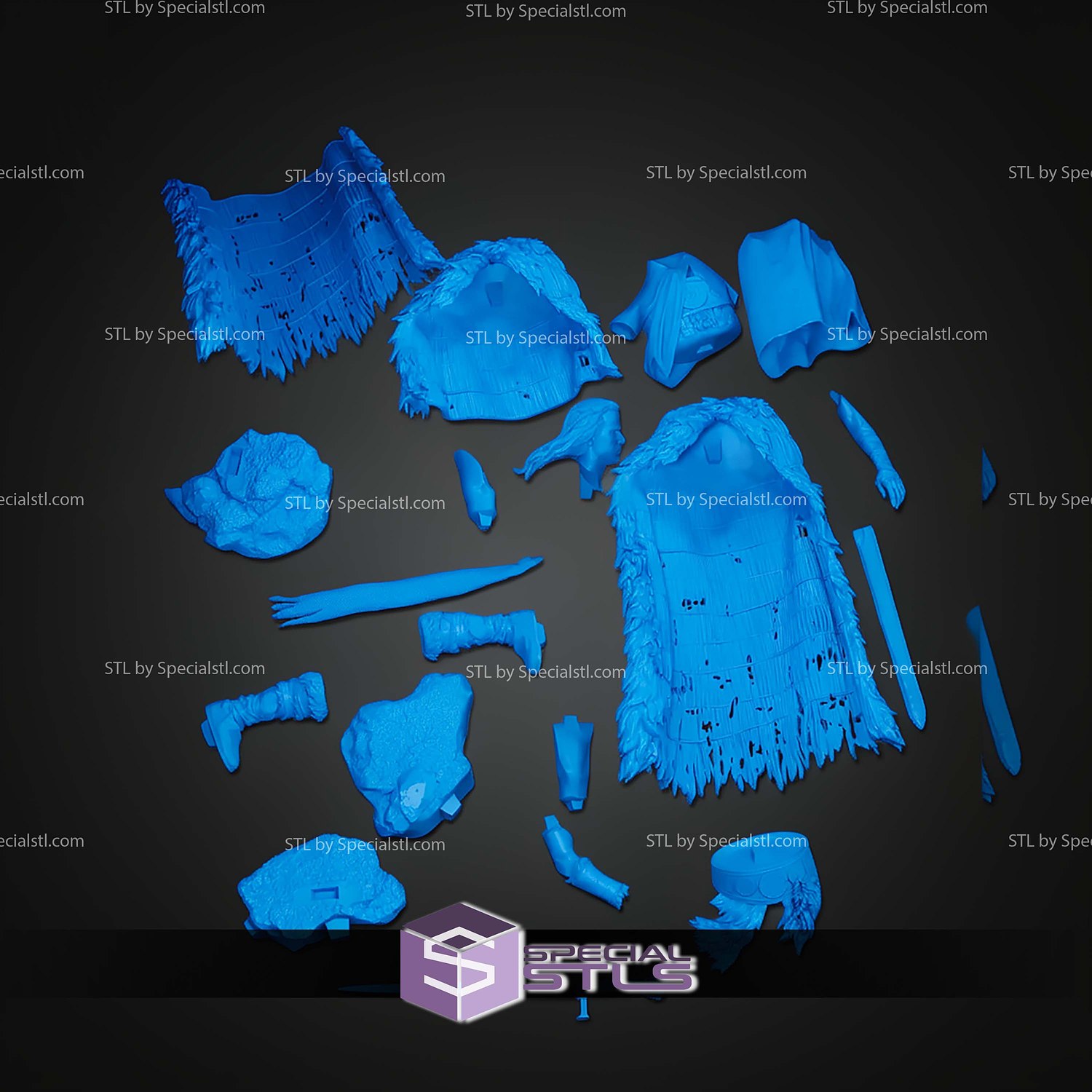Connor Macleod Highlander STL Files 3D Model — view 7