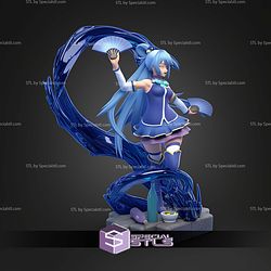 Aqua Konosuba 241mm STL Files 3D Model