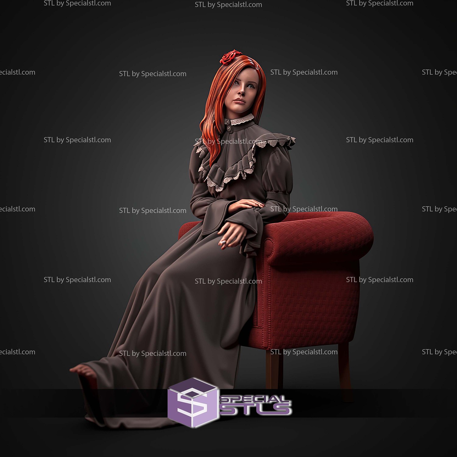 Born To Fade Lana Del Rey STL Files 3D Model — view 4
