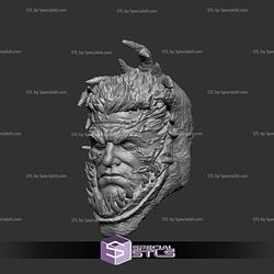 Custom Head STL Eddie Brock Venomized 3D Model