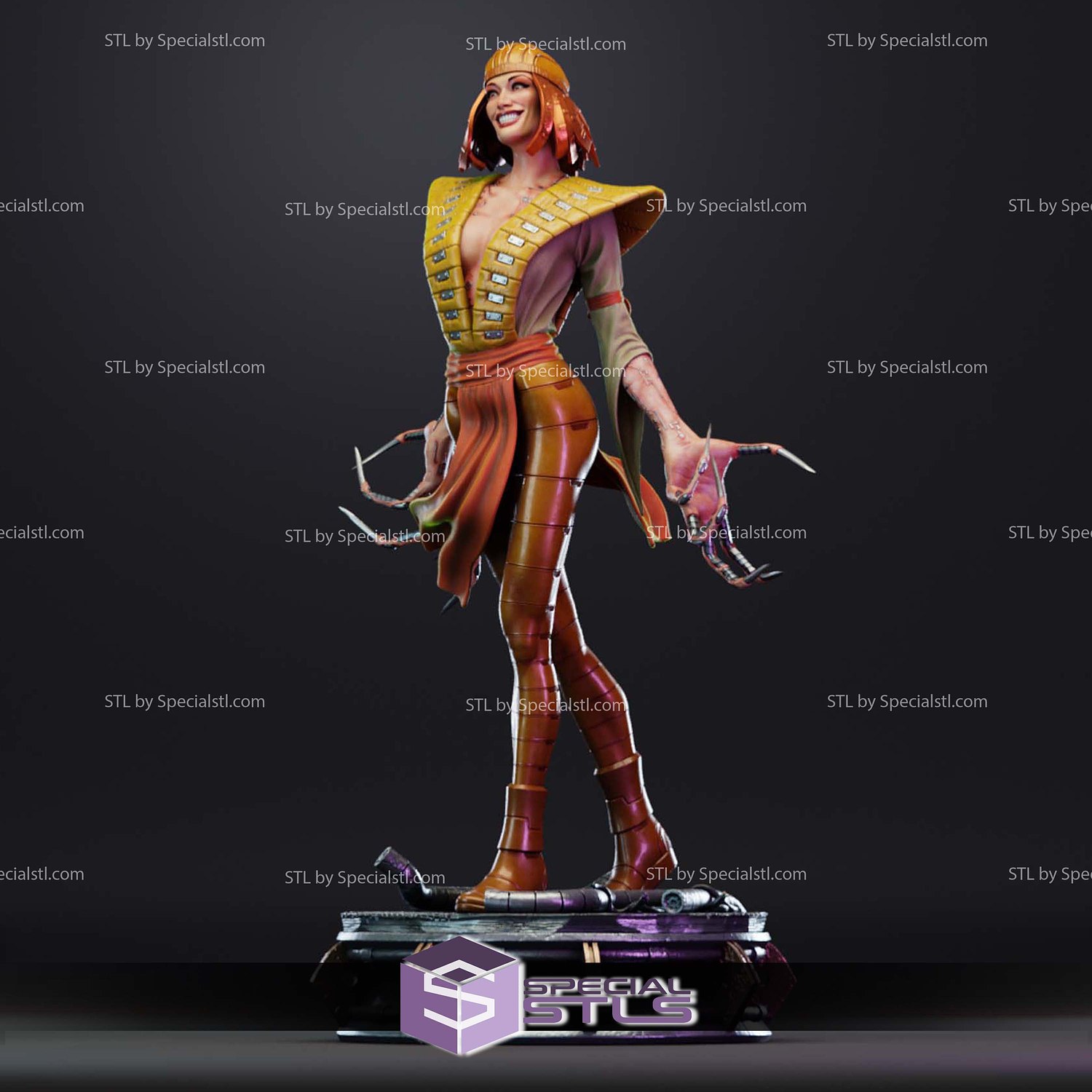 Lady Deathstrike Yuriko Oyama STL Files 3D Model — view 2