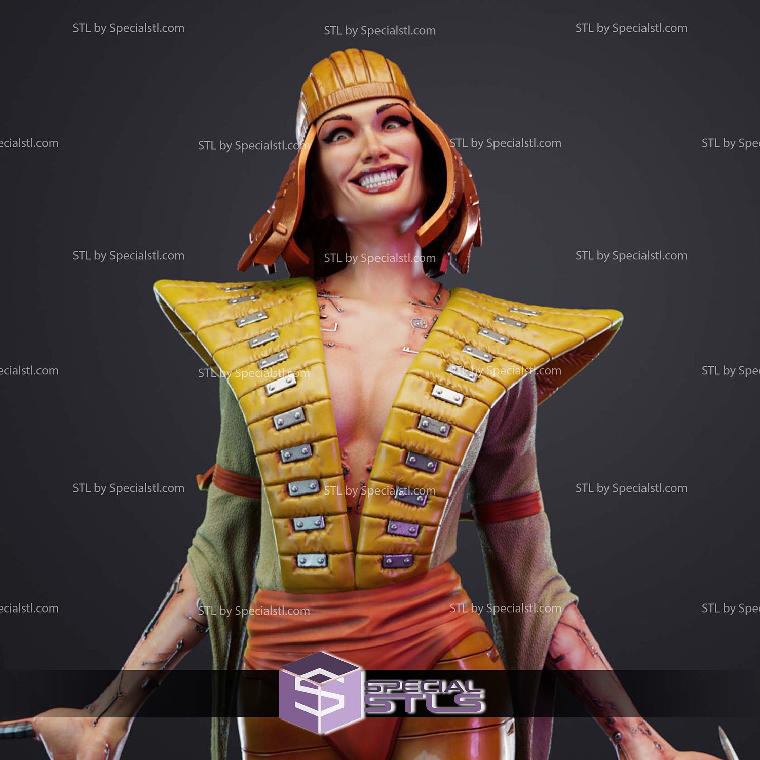 Lady Deathstrike Yuriko Oyama STL Files 3D Model — view 5