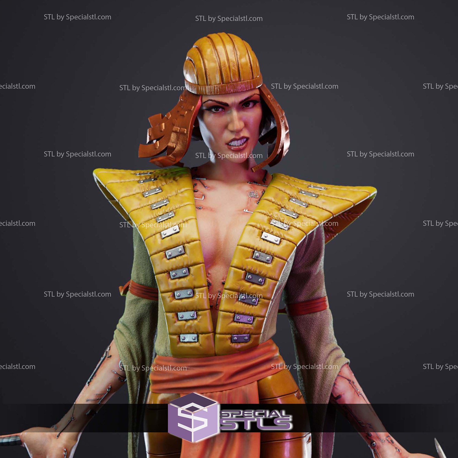 Lady Deathstrike Yuriko Oyama STL Files 3D Model — view 6