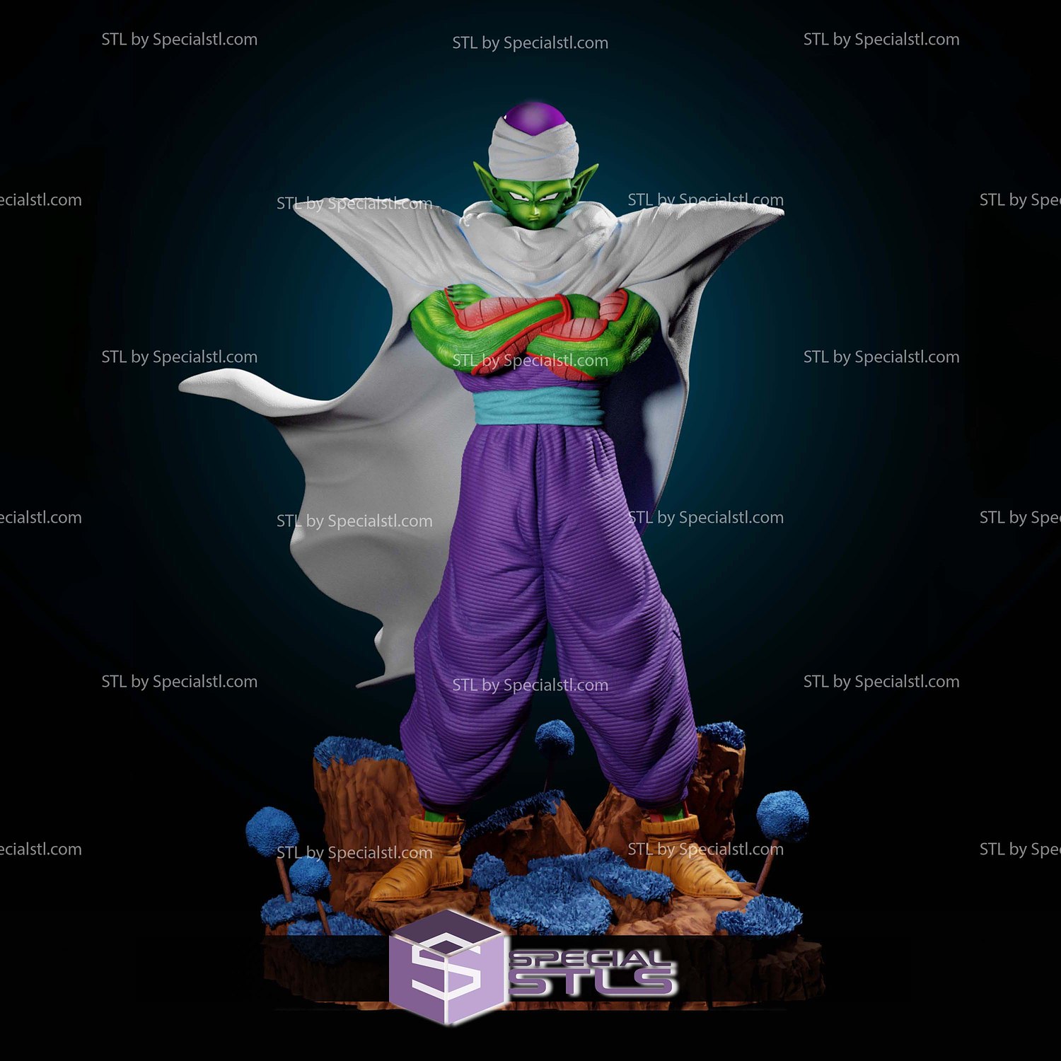 Piccolo Z Warrior 3D Printer Files STL Model — view 3